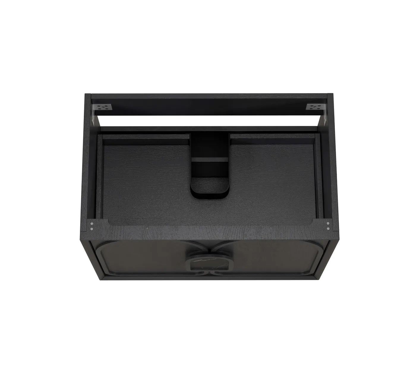 Otti Laguna Black American Oak Wall Hung Vanity 750mm