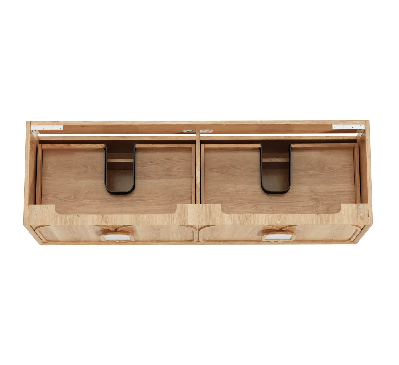 Otti Laguna Natural American Oak Wall Hung Vanity 1500mm