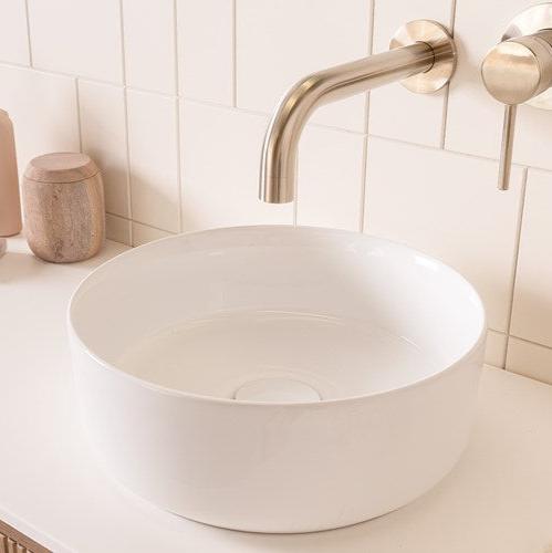 ADP Maggie  300x300  Above Counter  Basin Gloss White