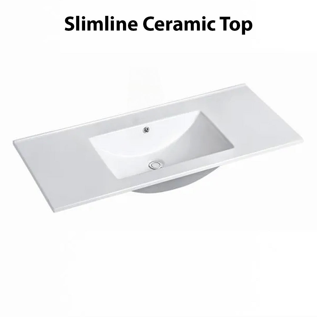 Otti Laguna Mark II Matte White Wall Hung Vanity 900mm