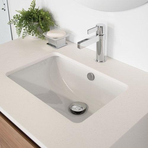 ADP square Gloss White Ceramic Under Counter  vanity Basin 465x350