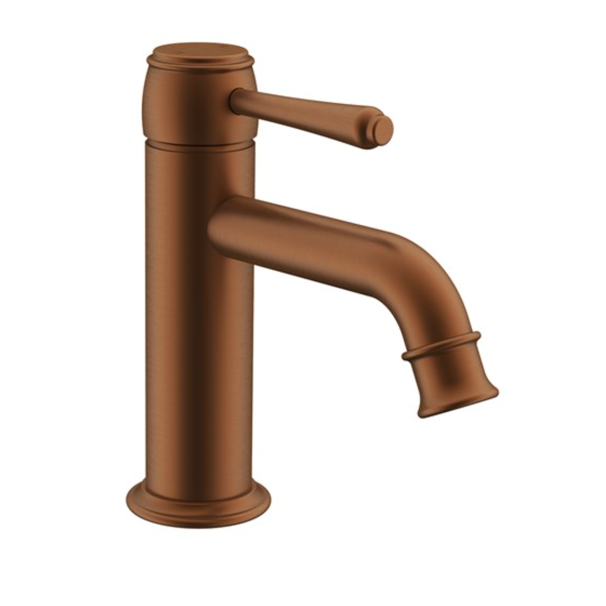 brushed copper heritage bathroom tapware