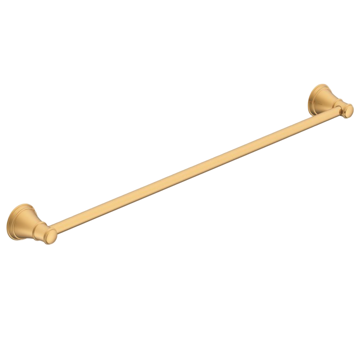 heritage style brushed brass bathroom towel rail