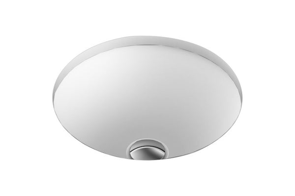 395x395mm solid surface gloss or matte round white under counter bathroom vanity basin