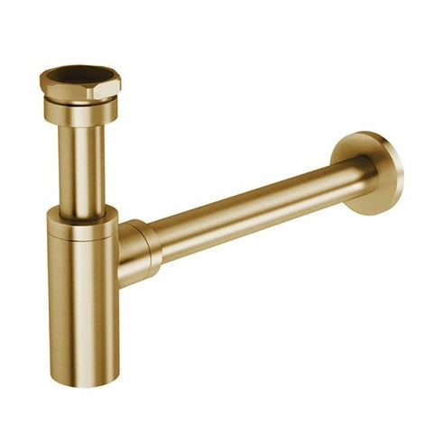 Bathroom Basin Bottle Trap Brushed Brass