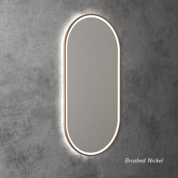 Aulic Beau Monde LED Backlit Framed Touch Free Sensor Mirror 900x450mm