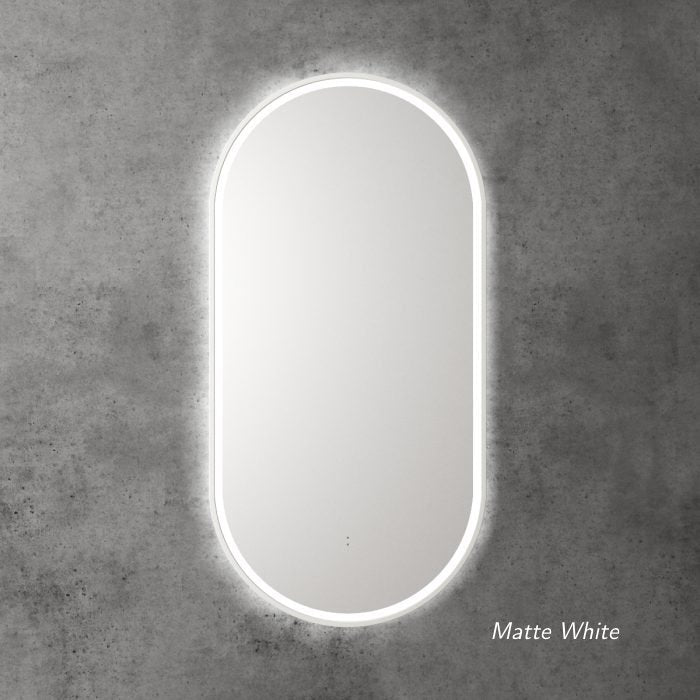 Aulic Beau Monde LED Backlit Framed Touch Free Sensor Mirror 900x450mm