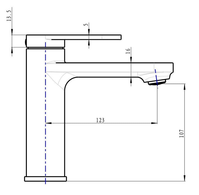 Linsol Capo Basin Mixer Brushed Nickel