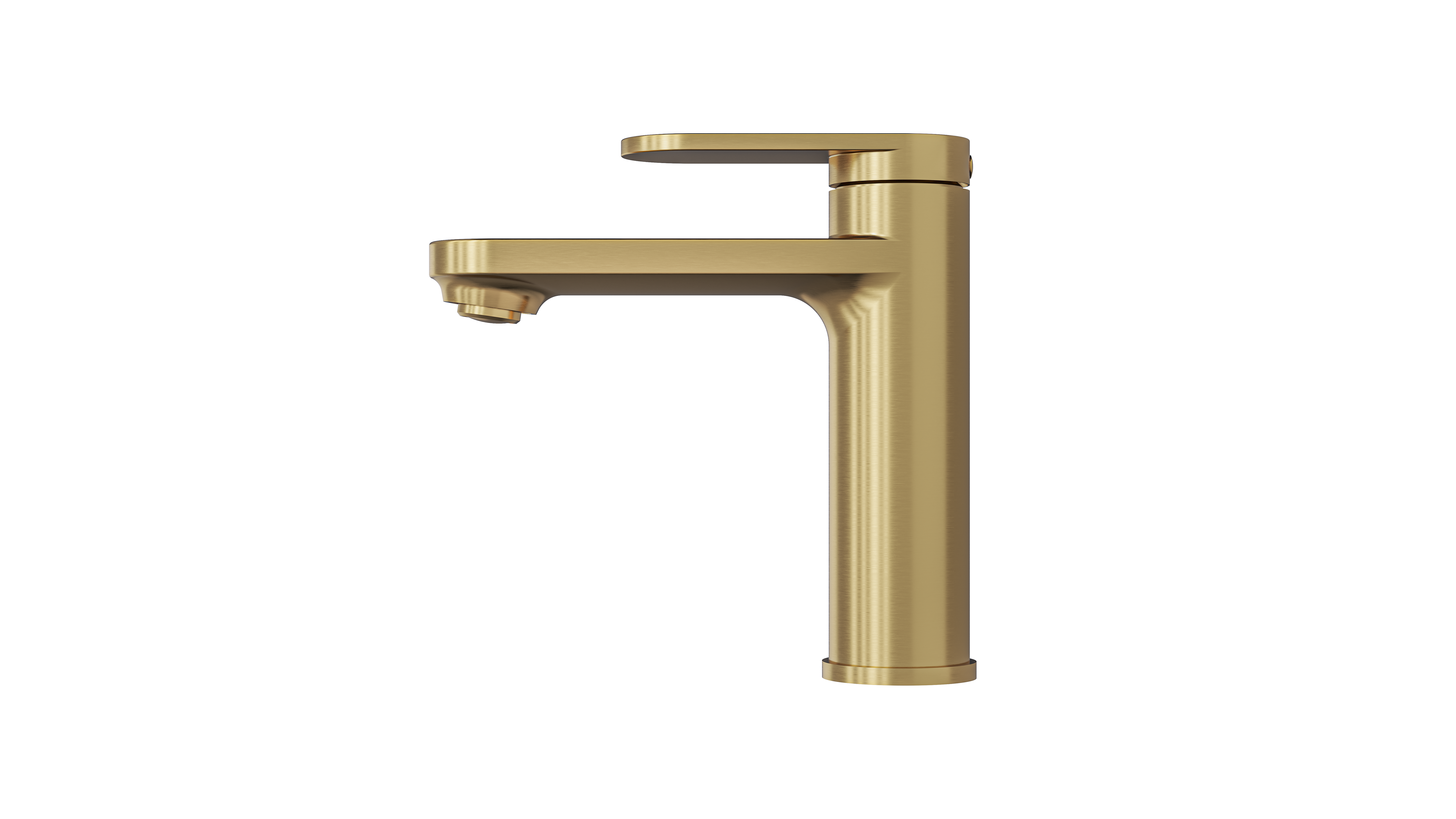 Linsol Capo Basin Mixer Brushed Brass