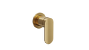 Linsol Capo Wall Mixer Tap Brushed Brass