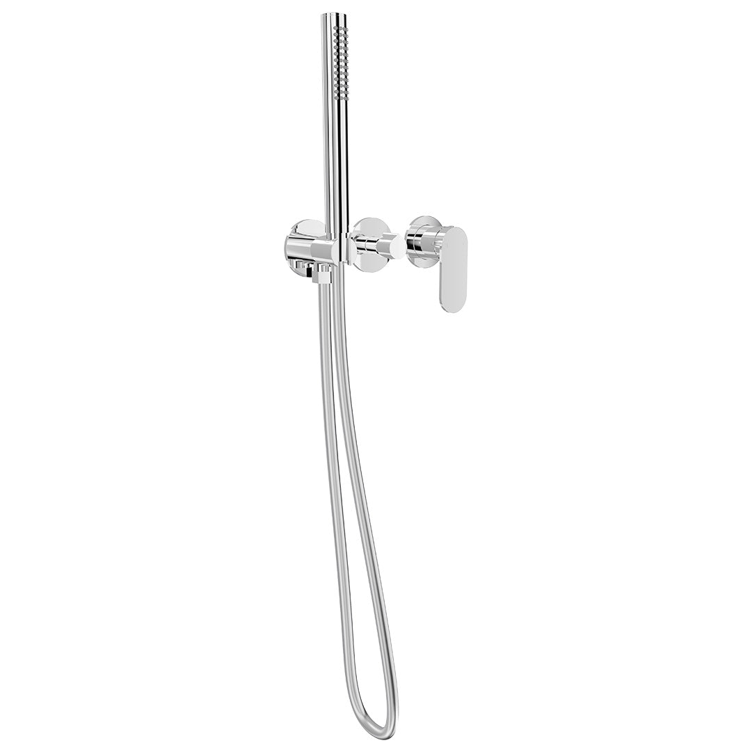 Linsol Capo 3-Plate Wall Mixer with Hand Shower Chrome