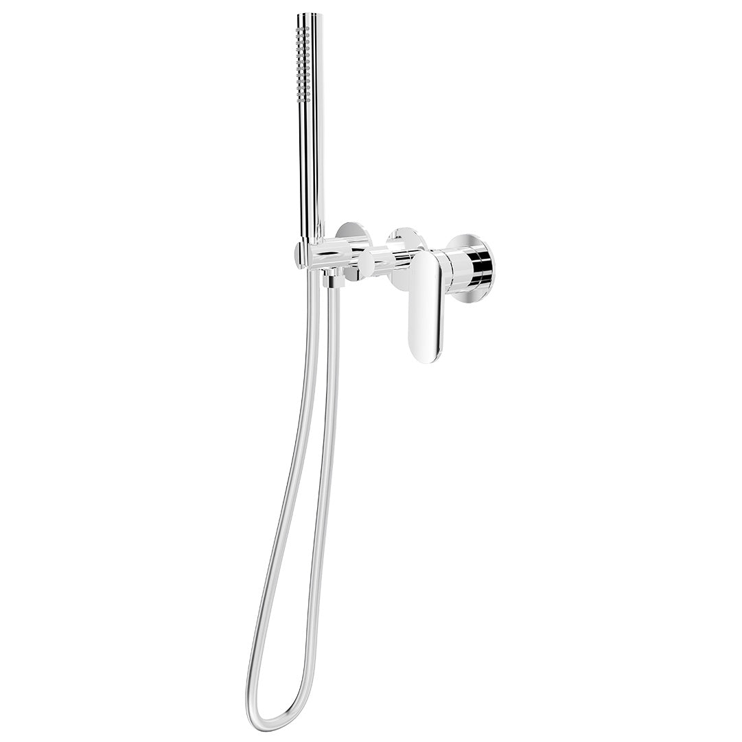 Linsol Capo 3-Plate Wall Mixer with Hand Shower Chrome