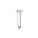 Matte white ceiling shower arm 100mm