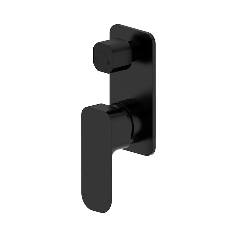 Donii Ella Tora Bath/Shower Diverter Mixer Matte Black