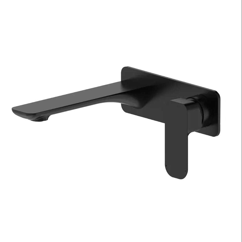 Donii Ella Tora Wall Basin Mixer Tap Set Matte Black