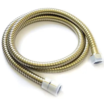 Donii 1.5m Flexible bathroom Metal Shower  Hose Brushed Gold