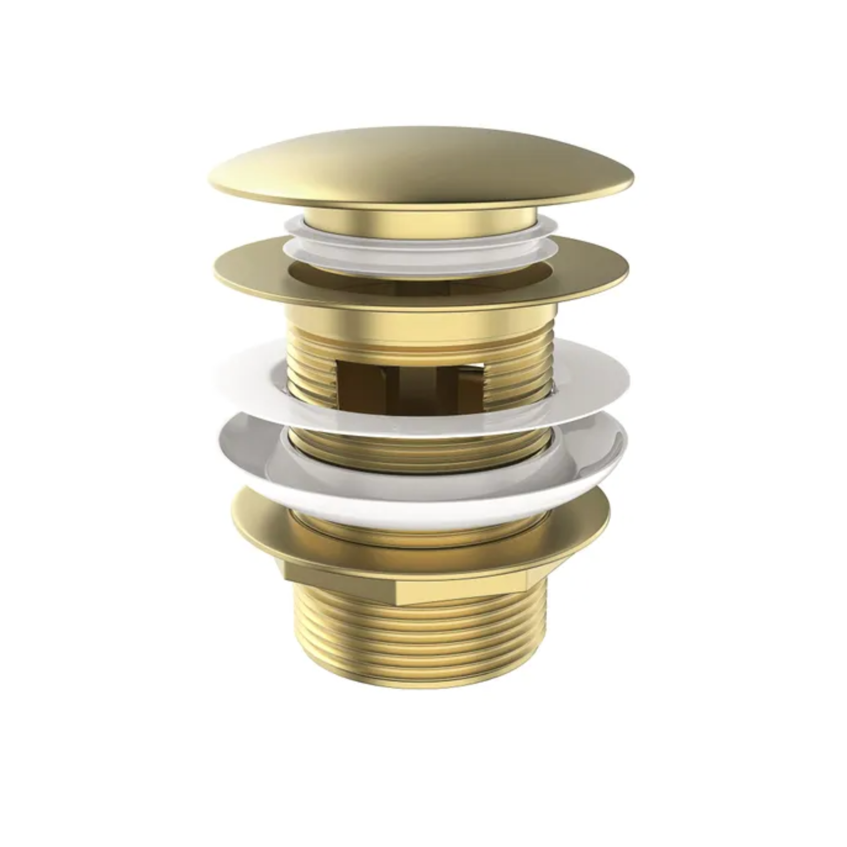 Brushed Gold Bath Pop up drain plug 