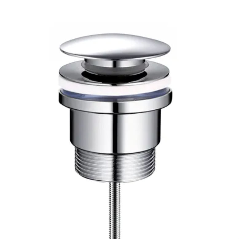 Donii Easy clean universal Chrome Pop Up Plug & Waste