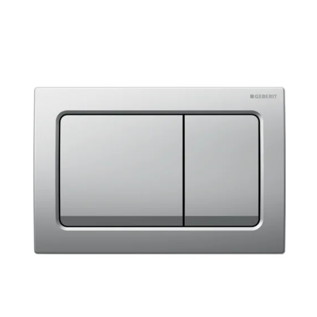Geberit chrome inwall cistern flush buttons