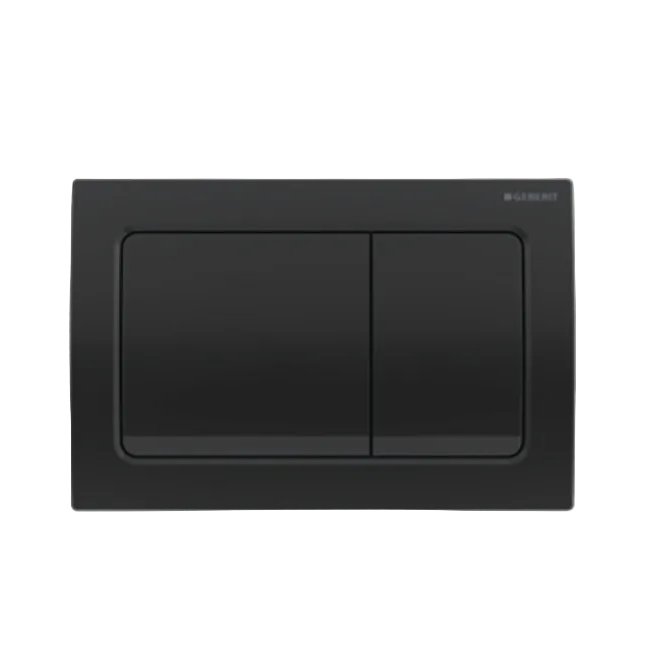 Alpha01 geberit gunmetal inwall cistern push plate 