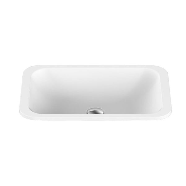 ADP Glory Gloss or Matte White Solid Surface Inset Basin 545x355