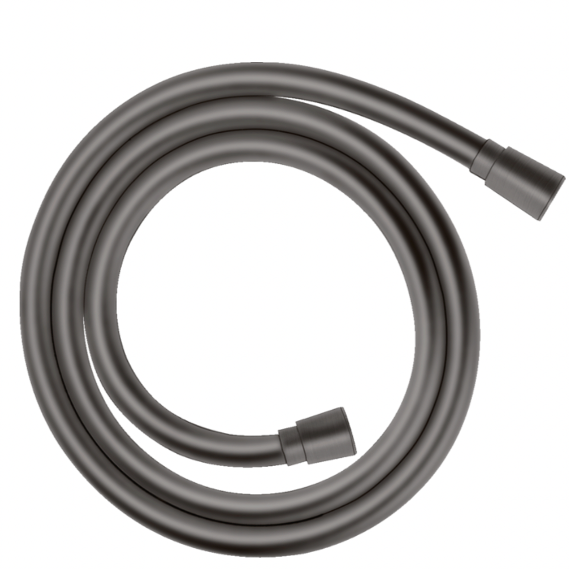 Hansgrohe 1.6m Flexible Textile bathroom Shower Hose Brushed Black Chrome