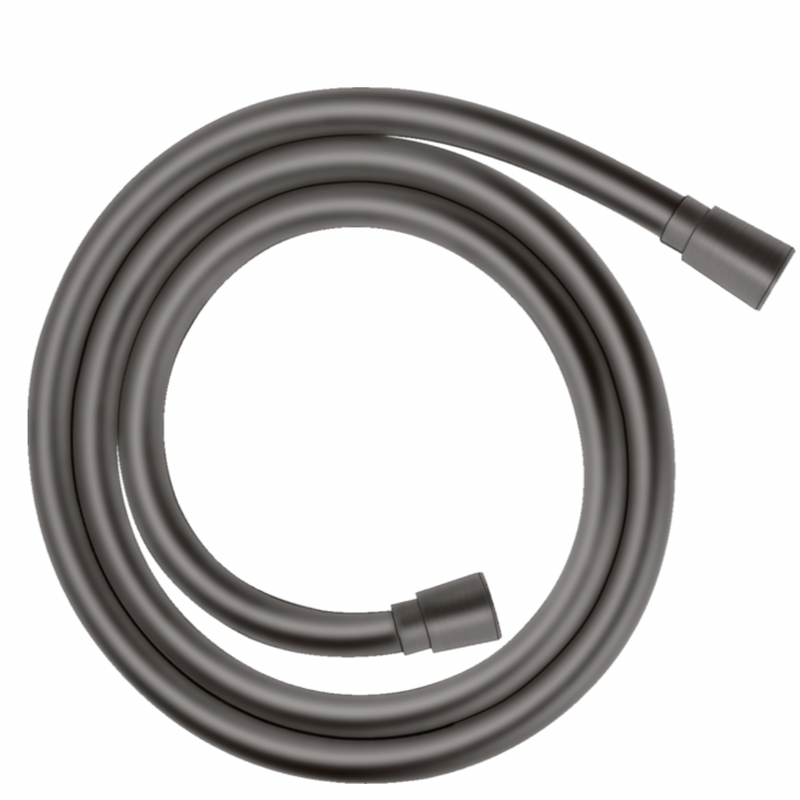 Hansgrohe 1.6m Flexible Textile bathroom Shower Hose Brushed Black Chrome