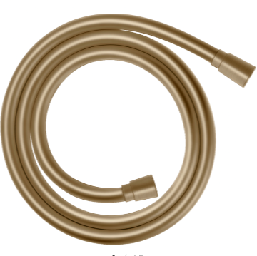 Hansgrohe 1.6m Flexible Textile bathroom Shower Hose Brushed Bronze