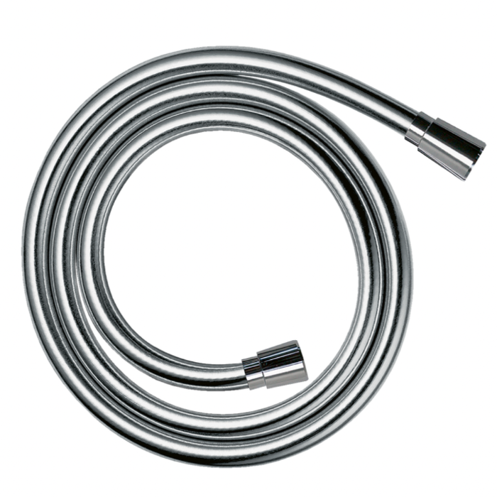 Hansgrohe 1.6m Flexible Textile bathroom Shower Hose Brushed Nickel