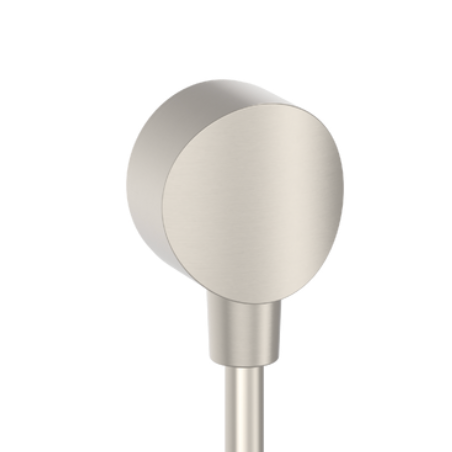 Brushed Nickel shower hose connector water inlet valve