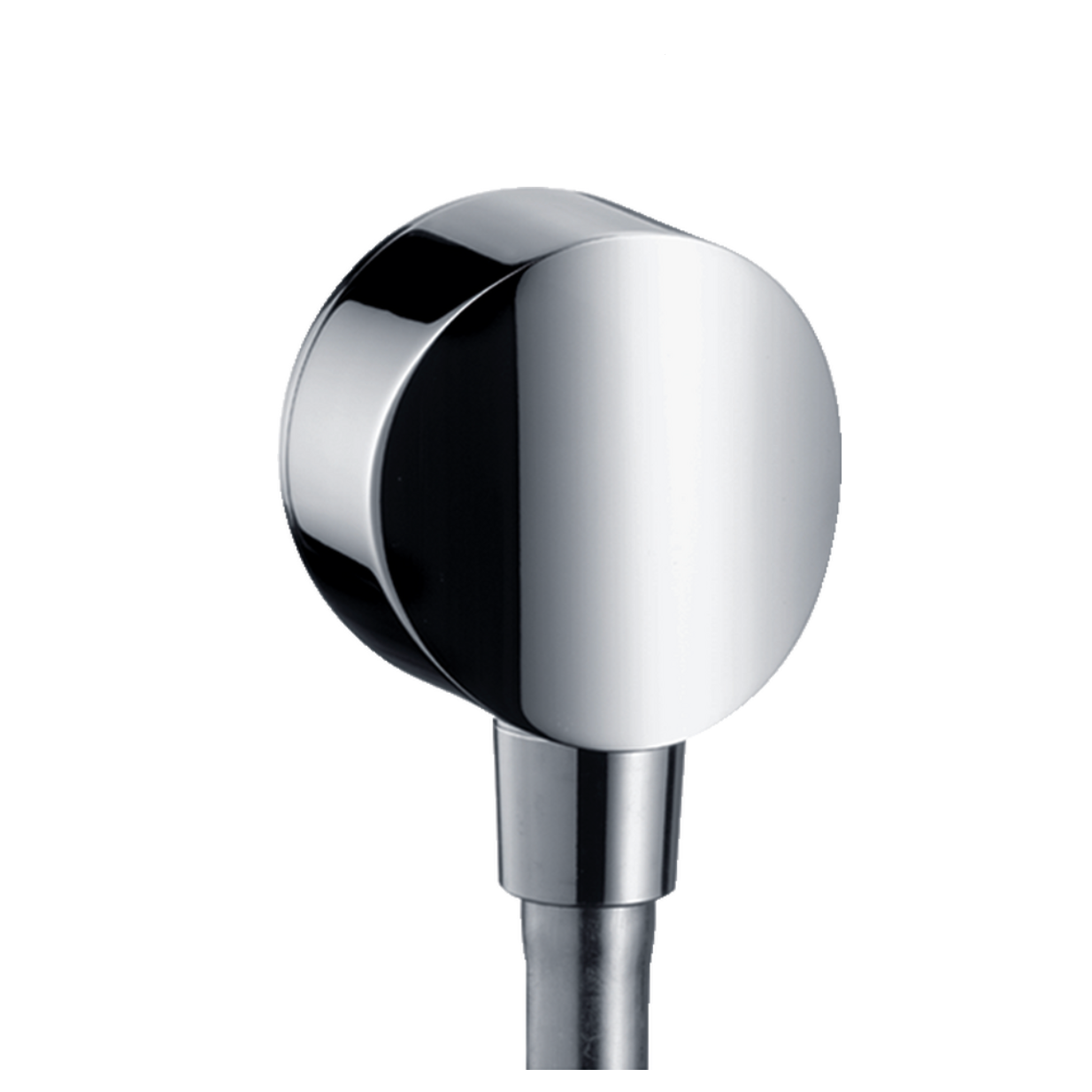 Chrome shower hose connector water inlet valve