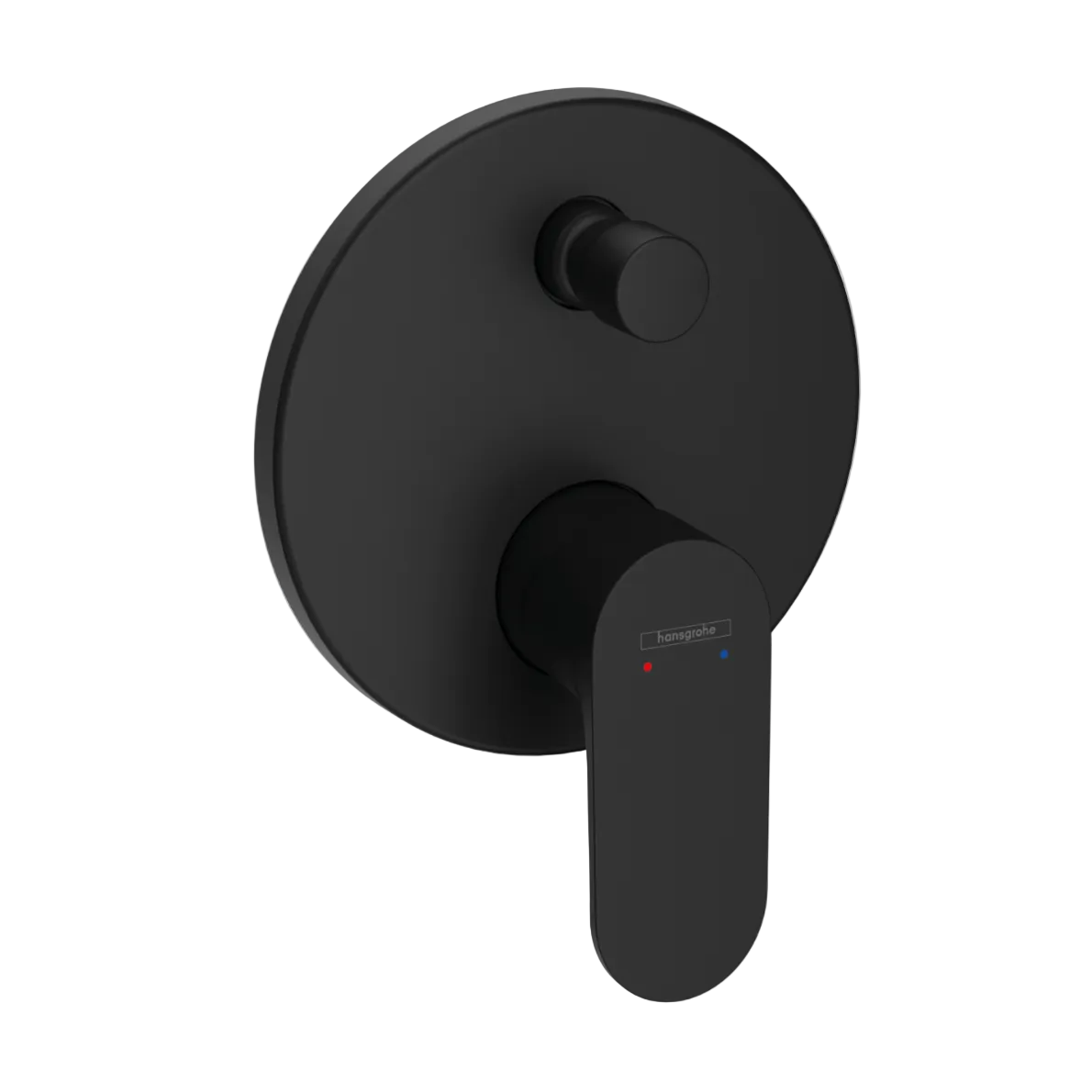 Black Diverter shower water mixer