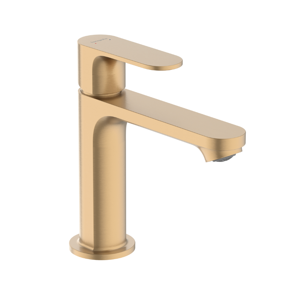 Brushed bronze Basin mixer tap back 