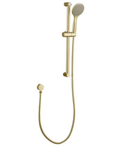 Inspire Pavia Shower Rail Brushed Gold