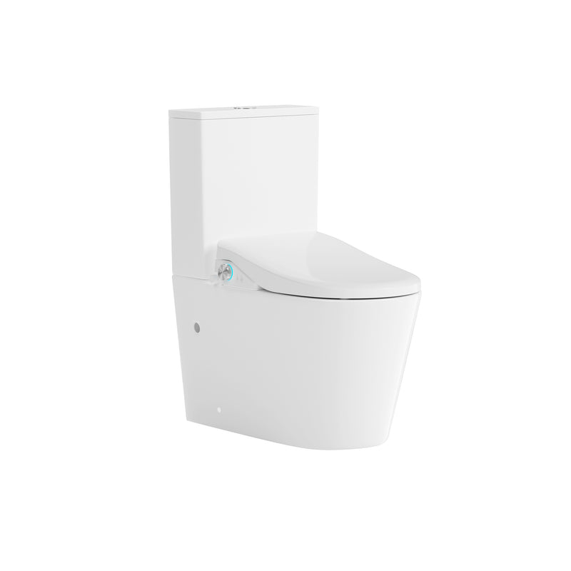 smart rimless bidet back to wall toilet suit