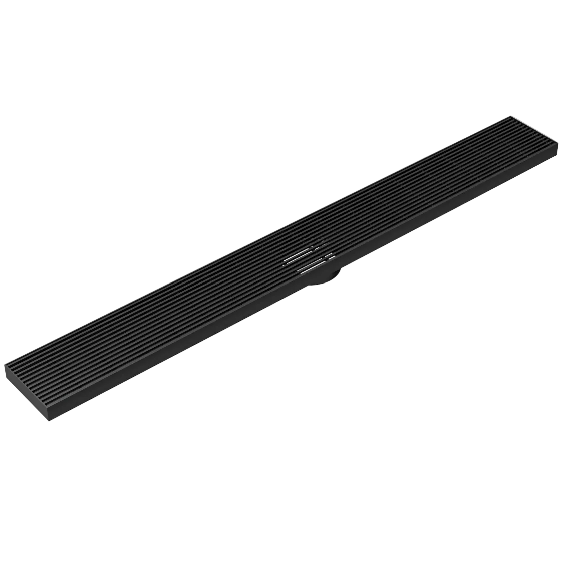 matte black bathroom   shower grate 1000mm