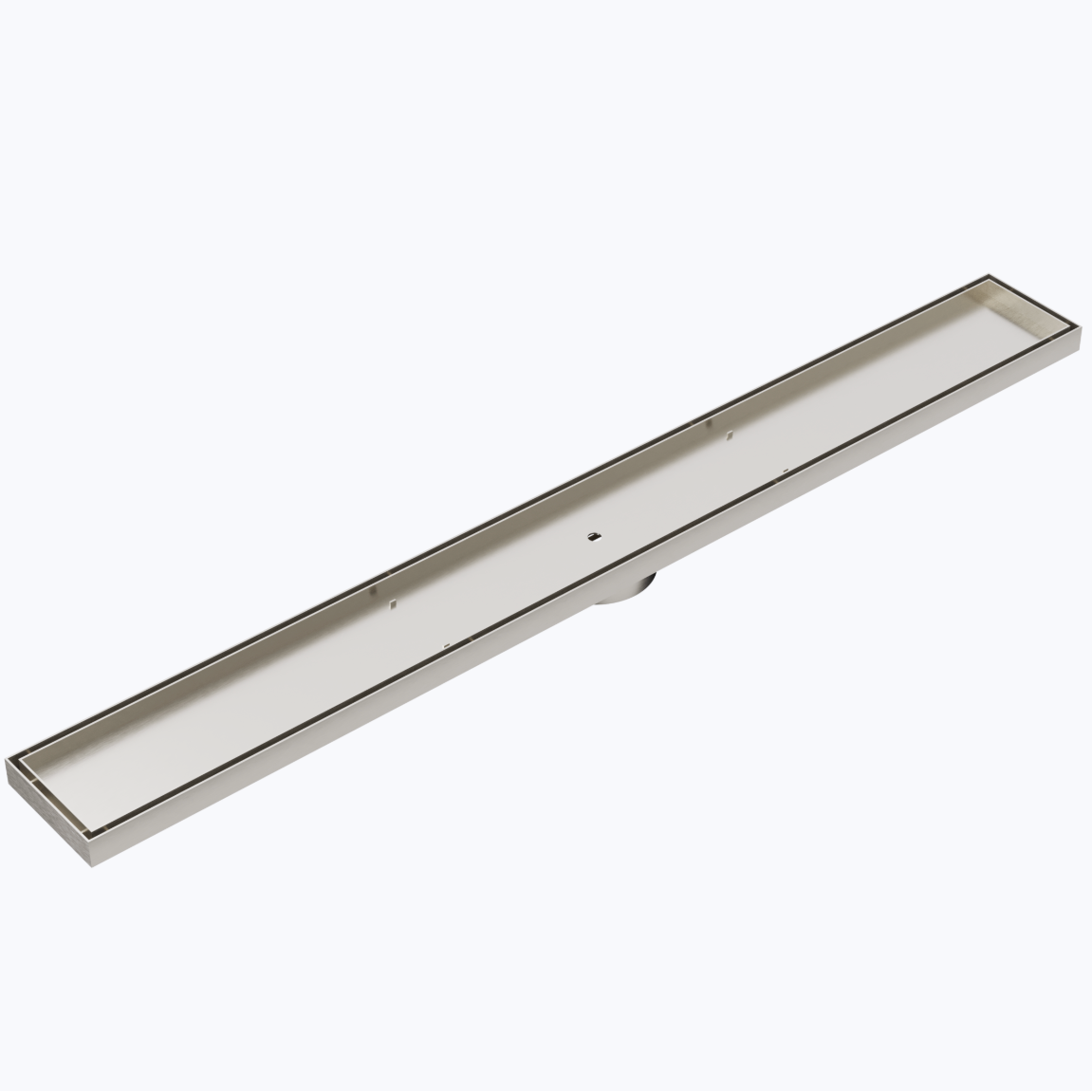 1000mm brushed nickel tile insert bathroom shower grate