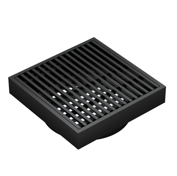 matte black bathroom floor drain 