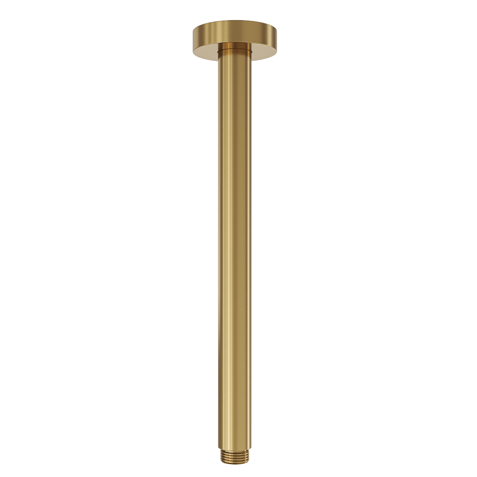 ceiling brushed brass 300mm shower arm