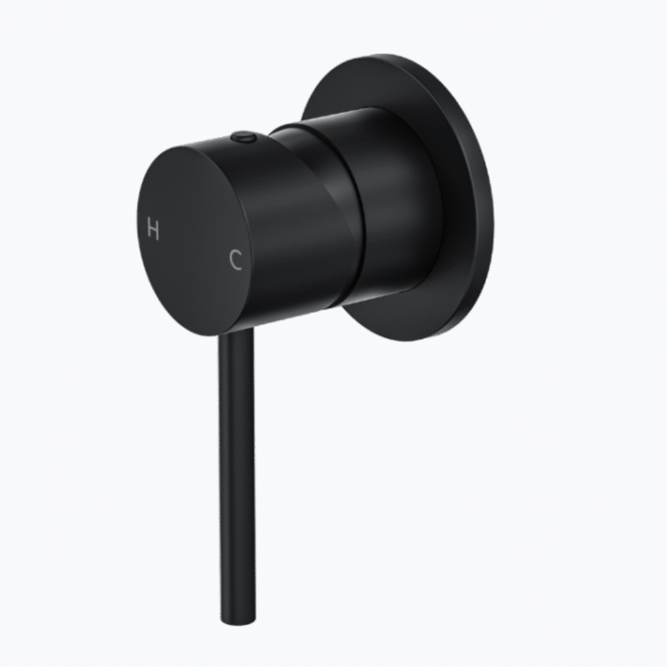 Matte Black shower water mixer tap