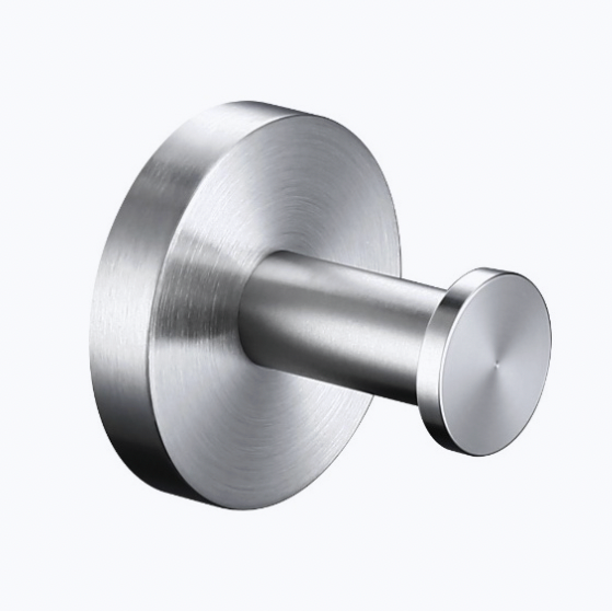 Chrome round robe hook