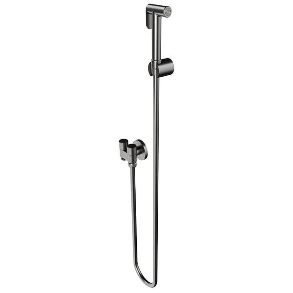 Wall mount handheld detachable bidet spray gunmetal finish