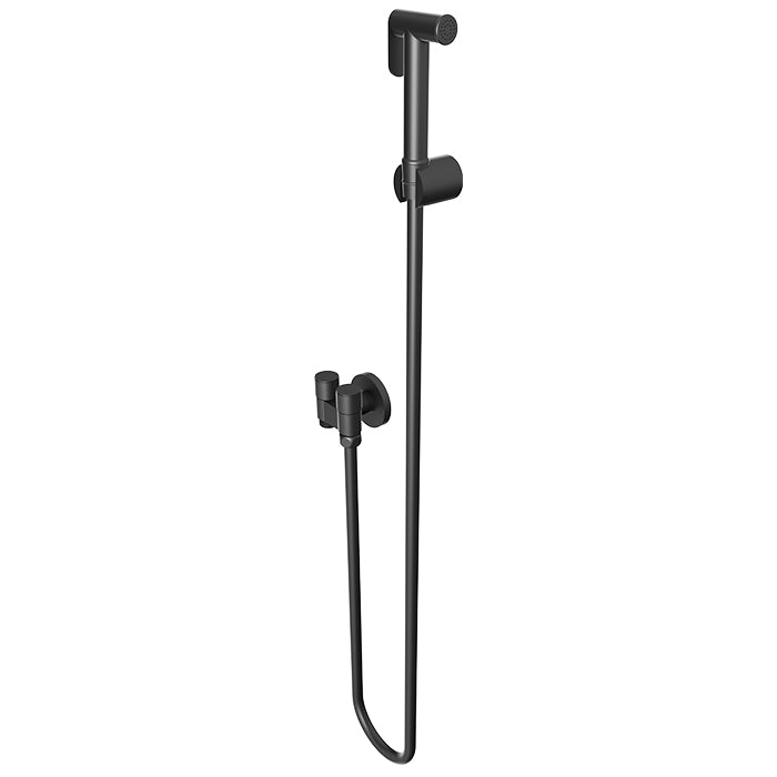 Wall mount handheld detachable bidet spray matte black finish