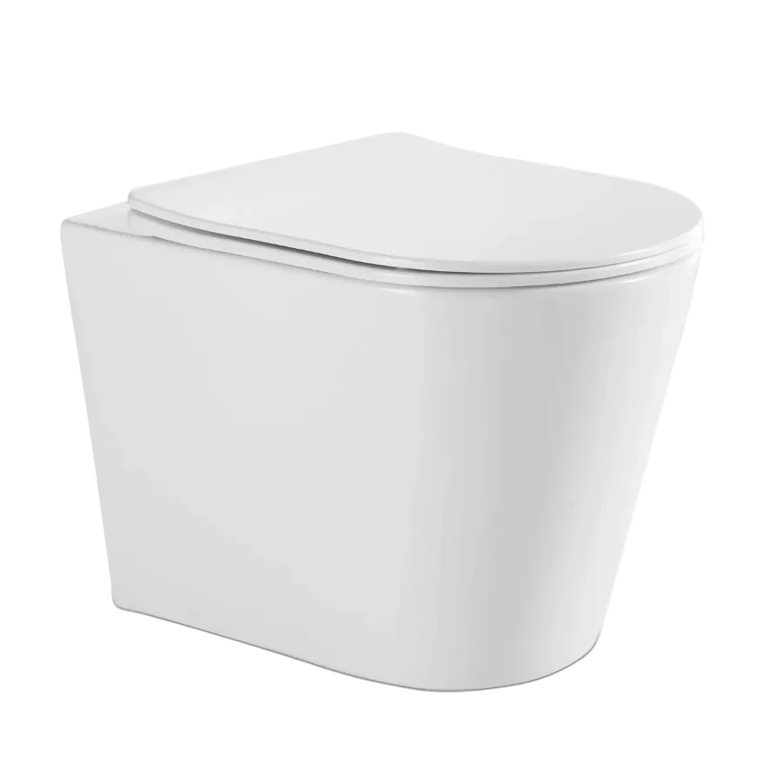Matte White floor standing toilet pan