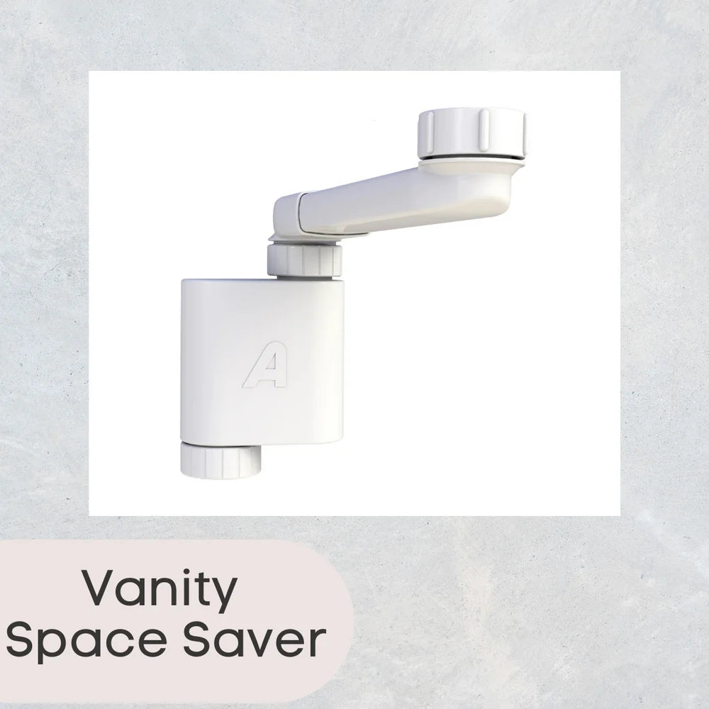 Otti Bondi Fluted Satin White Curve Wall Hung Vanity 750mm