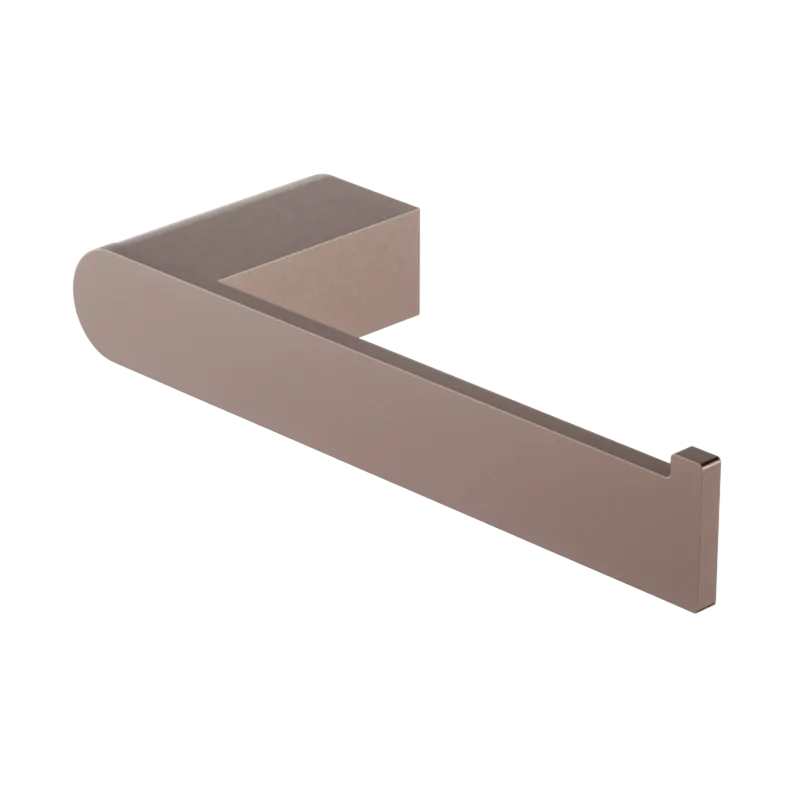 BrushedBronze toilet roll holder 