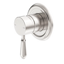 Brushed nickel bathroom water mixer 