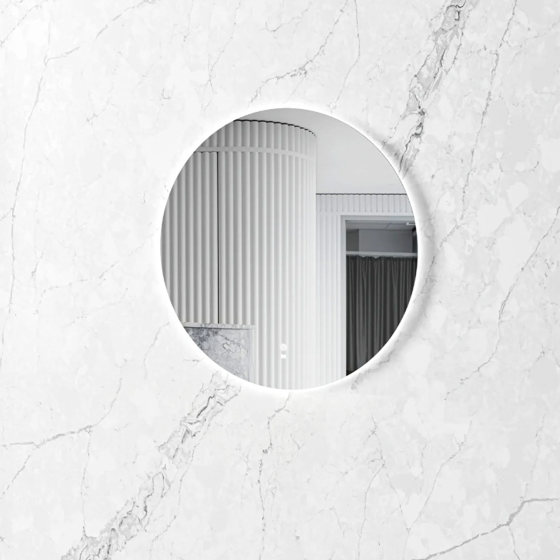 sensor touch LED round ani fog bathroom mirror 