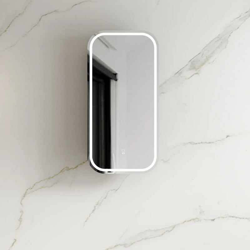 matte white 450 LED mirror shaving cabinet
