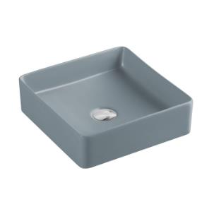 Donii Petra Matte Grey Square Above Counter Basin 360x360